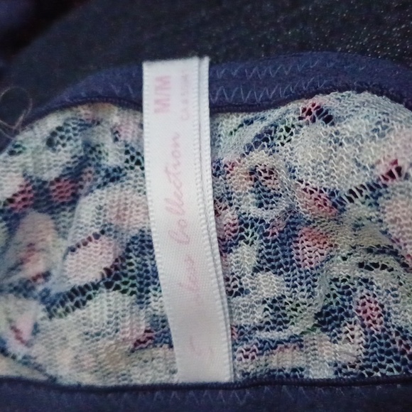 $4 Add-on Blue Spotted Bandeau - Size Medium - Picture 6 of 7